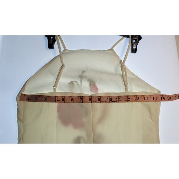 Endless Rose Anthropologie Dress Women’s Halter Sz Small White Embroidery - Picture 9 of 16